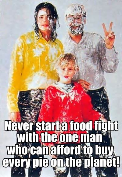 Michael Jackson Food Fight Meme
