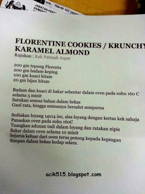 My Life My World: BEPANG BADAM @ FLORENTINE COOKIES 