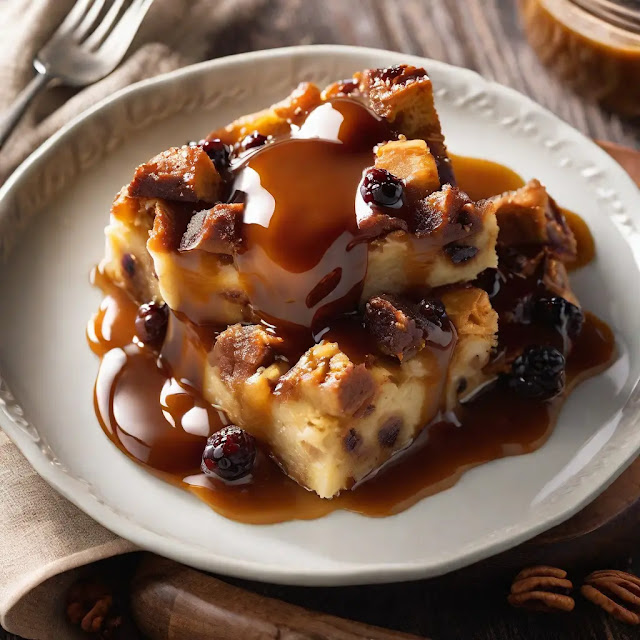 Bread Pudding with Caramel: A Delectable Dessert Delight