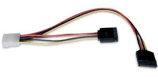 Y-Adapter+Power+Cable+4-Pin+Molex+to+2+SATA