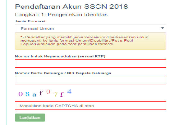  Tips Cara Daftar Akun SSCN Agar Terhindar dari Server Overload atau Server Sibuk TIPS CARA DAFTAR AKUN SSCN AGAR TERHINDAR DARI SERVER OVERLOAD ATAU SERVER SIBUK