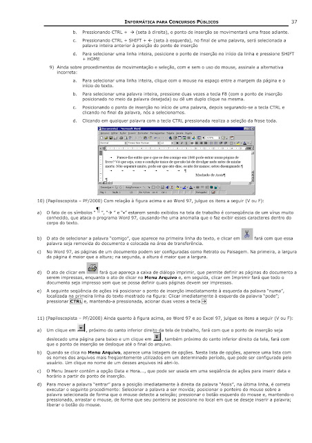 APOSTILA DE INFORMÁTICA PARA CONCURSOS PÚBLICOS