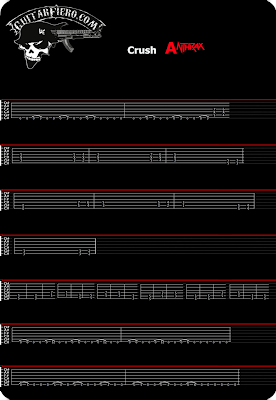Tablatura Crush Anthrax