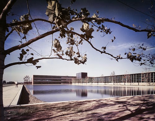 General Motors Technical Center in Michigan | Eero Saarinen | 1955