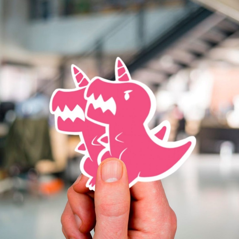 dinosaur customized sticker at hellosticker,