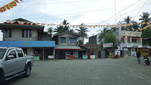old wooden houses in Padre Burgos, Southern Leyte