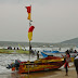 Flag boat beach