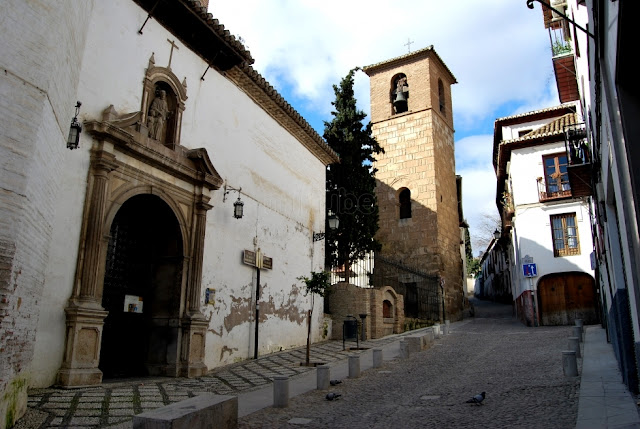 Barrio de Albaicín en Granada