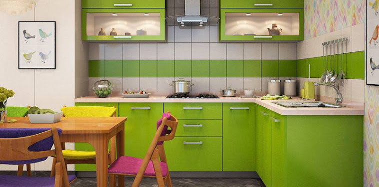 Dekorasi Desain Dapur Nuansa Hijau Terbaru