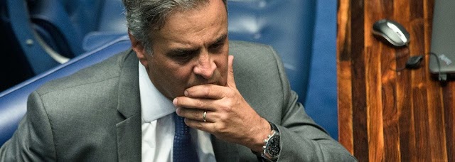 LÍDER DO GOLPE, AÉCIO VIRA RÉU POR CORRUPÇÃO E OBSTRUÇÃO DE JUSTIÇA