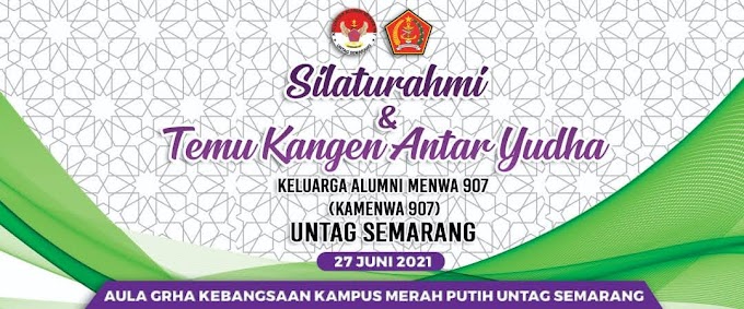 Rakerda Kamenwa 907 Untag Semarang Gelar Halalbihalal di Kampus Merah Putih Ta 2021