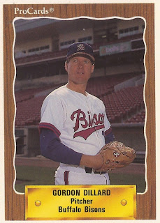 Gordon Dillard 1990 Buffalo Bisons card