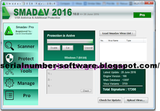 Serial Number Smadav PRO Rev.10.8 Terbaru 2016 Working