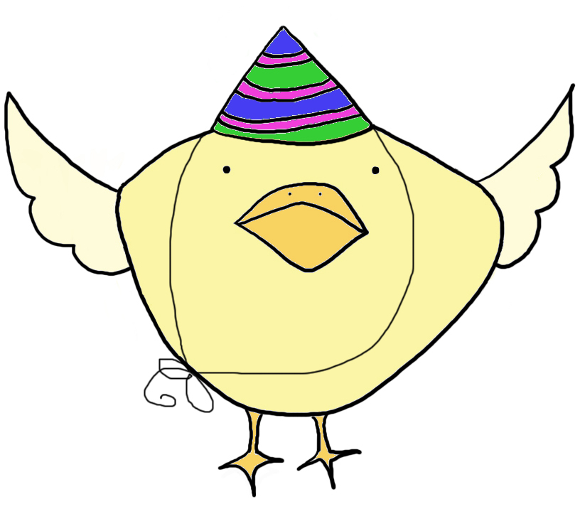 baby chicks clipart. and used in a aby shower