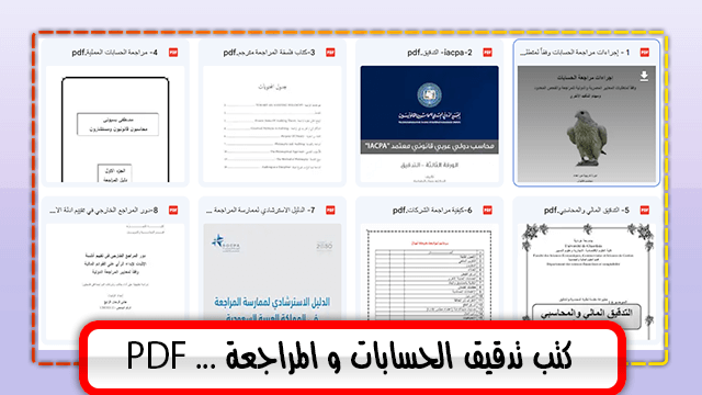 كتب المراجعة pdf