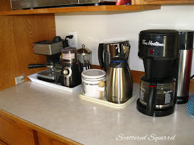 coffee, tea, hot beverage station before pic