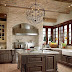 Traditional Kitchen With Brick Walls