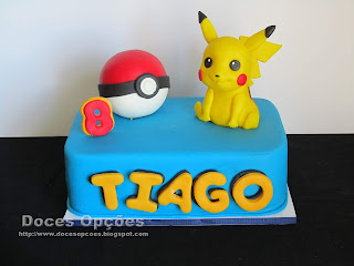 Bolo de aniversário Pokémon