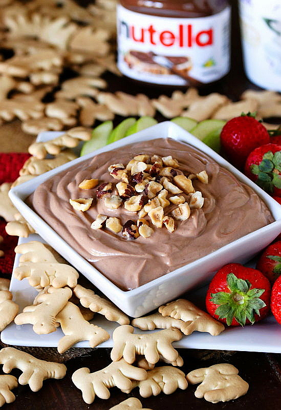 Nutella Greek Yogurt Dip  The Kitchen is My Playground