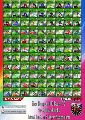 PES 2017 OxaraPESEdit BootPack v2 AIO ( 100 Boots )
