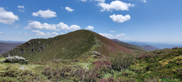 Inicio del cordal hacia el Miravalles