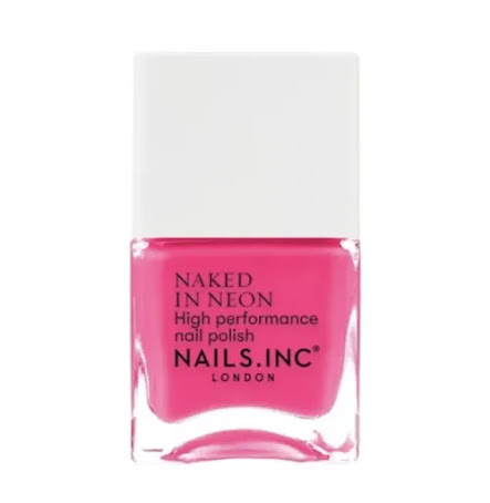 Best Neon Pink Nail Polish: Nails INC. Naked in Neon Nail Polish in Sun Street Passage