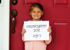 Tessa's first day of kindergarten!