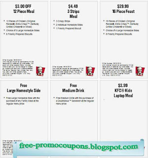 Free Printable Kfc Coupons