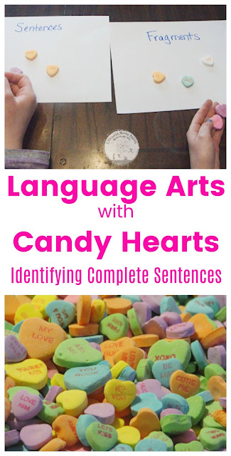 Candy Hearts Make Learning about Complete Sentences Fun