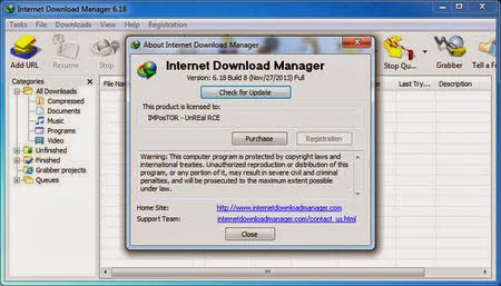 Internet Download Manager 6.18 Build 8 crack patch and serial number