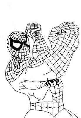 Desenhos do Homem Aranha para Colorir e Imprimir – Spiderman Marvel