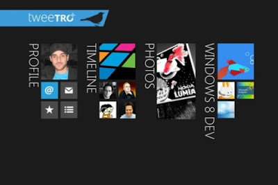 Trendy Tweetro App in Windows 8