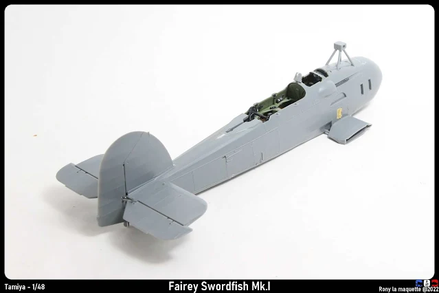 Fuselage du Swordfish de Tamiya au 1/48.