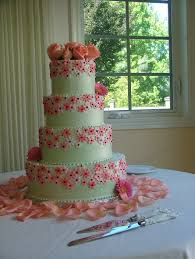 Pink Wedding Cake Photos, Pink Wedding Cake Pictures 