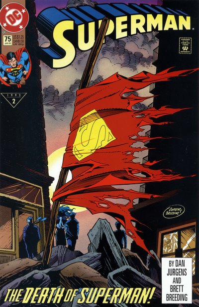 Muerte Superman portada mítica