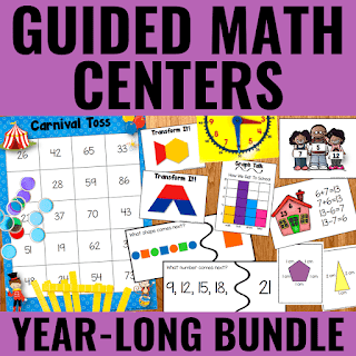 Cover of Guided Math Centers Bundle