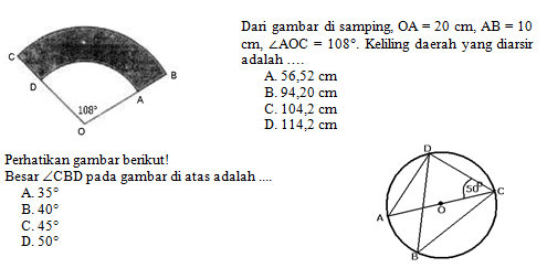 Kisi-kisi, Soal dan Kunci Jawaban Matematika SMP Kelas 8 Semester Genap Kurikulum 2013