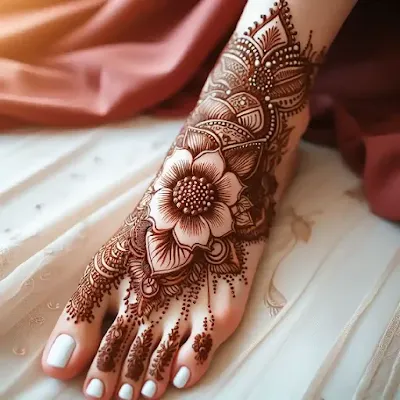 মেহেদী-ডিজাইন-২০২৪-পিক-পায়ের