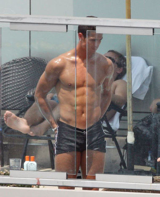 Cristiano Ronaldo on the Beach