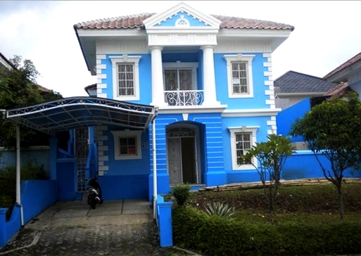 Kombinasi Desain Warna  Cat Dinding Biru  Yang Indah Pada Rumah