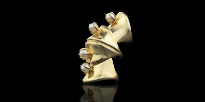 Spine Shaped Gold Ring