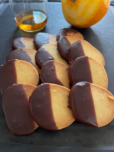 Orange slice and bake cookies,christmas cookies,Christmas,orange cookies,chocolate ganache cookies,shortbread cookies,chocolate ganache,Grand Marnier orange shortbread cookies,