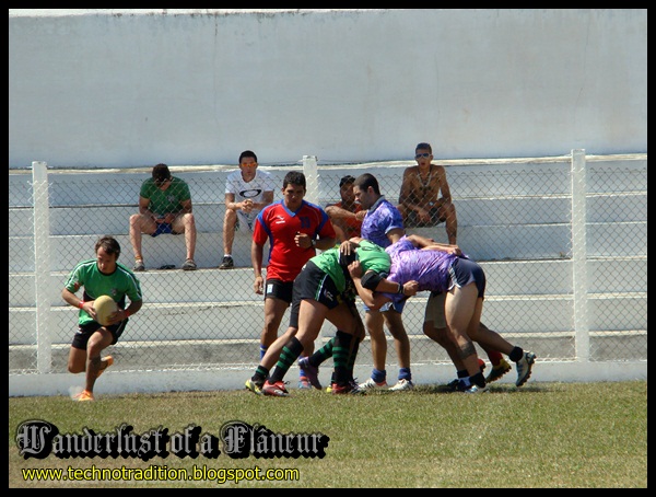 Leões do Vale, the local rugby team of Pindamonhagaba, promotes its first sevens tournament at "João do Pulo"