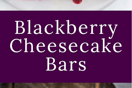 Blackberry Cheesecake Bars