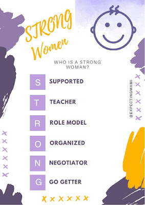 Strong Woman - Supported, Teacher, Organized, Negotiator, Go Getter