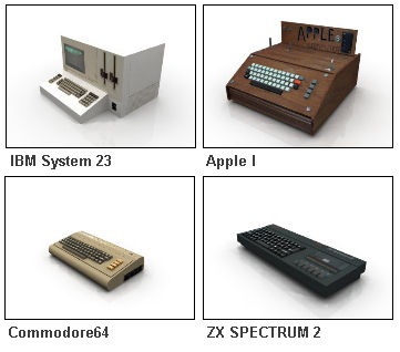 3d models old computer_ retro computers old computers commodore 64 zx spectrum