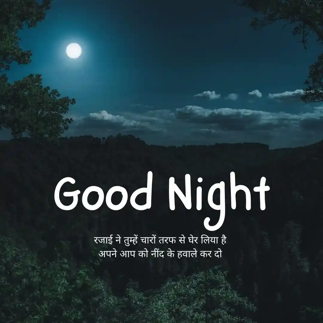 2 line good night shayari in Hindi for Girlfriend