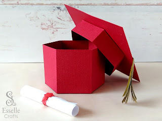 Graduation Cap Gift Box by Esselle Crafts