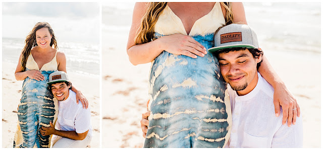 Juli & Sammy's Maternity Session in Port Aransas, TX with Rachel Driskell Photography