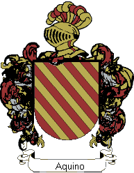 Escudo del Apellido Aquino